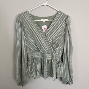 Light mint green blouse